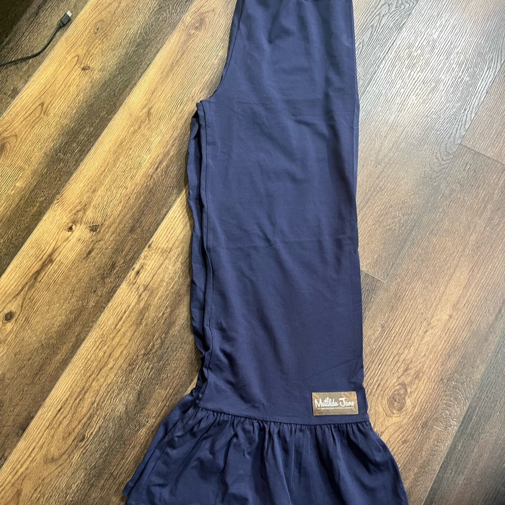 Matilda Jane Navy Blue Ruffled Kids Skirt